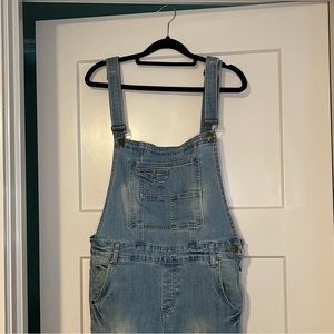 Overalls - Skinny Leg Medium Wash - Barely Worn